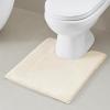 Madison Park Marshmallow Bathroom Rug Non Slip, Luxrurious Plush Bath Mat, Absorbent, Quick Dry, Spa Design Bath Room Décor, 24×40, Grey(Cream)
