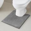 Madison Park Marshmallow Bathroom Rug Non Slip, Luxrurious Plush Bath Mat, Absorbent, Quick Dry, Spa Design Bath Room Décor, 24×40, Grey(Grey)