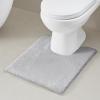 Madison Park Marshmallow Bathroom Rug Non Slip, Luxrurious Plush Bath Mat, Absorbent, Quick Dry, Spa Design Bath Room Décor, 24×40, Grey(Silver)