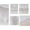 Madison Park Natural Essence Wall Art Living Room Décor – Ombre Textured Embellished Hand Painted Canvas, Modern Home Accent Abstract Decoration, Glitter, Framed, Ready to Hang, Neutral 5 Piece