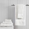 Madison Park Organic 100% Cotton Bathroom Towel Set, Hotel & Spa Quality Highly Absorbent, Quick Dry, Include for Shower, Handwash & Facial Washcloth, Multi-Sizes, Seafoam(White)