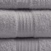 Madison Park Organic 100% Cotton Bathroom Towel Set, Hotel & Spa Quality Highly Absorbent, Quick Dry, Include for Shower, Handwash & Facial Washcloth, Multi-Sizes, Seafoam(Grey)