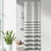 Madison Park Shower Curtain Spa Waffle Weave Shower Curtain for Bathroom 3M Scotchgard Moisture Management, Spa Quality Modern Shower Curtains for Bathroom, Standard 72×72 Taupe Ombre(Ombre Grey)