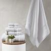 Madison Park Signature Splendor Luxury 100% Cotton Bathroom Towel Set – Soft, Plush 1000 GSM Heavyweight Hotel Quality, Zero Twist, Highly Absorbent, Quick Dry, Multi Sizes, White 6 Piece(White)