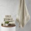 Madison Park Signature Splendor Luxury 100% Cotton Bathroom Towel Set – Soft, Plush 1000 GSM Heavyweight Hotel Quality, Zero Twist, Highly Absorbent, Quick Dry, Multi Sizes, White 6 Piece(Natural)