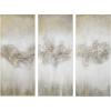 Madison Park Wall Art Living Room Décor – Embellished Hand Painted Canvas, Home Accent Glitter Abstract Bathroom Decoration Ready to Hang Painting for Bedroom, 15″W x 35″H x 1.5″D, Taupe 3 Piece(Taupe)