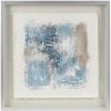 Madison Park Wall Art Living Room Décor Abstract Reveal Canvas In Gold Metal Frame, Home Accent Modern Inspired Dining, Bathroom Decoration Ready to Hang Painting for Bedroom, 27.8″W x 31.8″H, Multi(Blue)