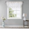 Sheer Curtain Irina Embroidered Kitchen, Transitional Fabric Sheers Single Curtain for Living Room Light Privacy Curtain Diffusing Sunlight, 1-Panel Pack, 50″ x 95″, White(White)