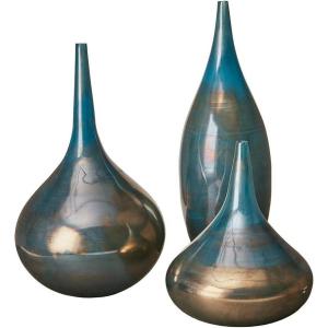 Lucia Tall White Vase , Handmade Large Ceramic Vases , Stone Set Of 3 IvoryÊ