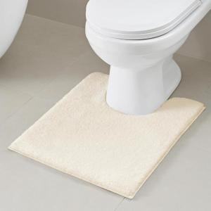 Madison Park Marshmallow Bathroom Rug Non Slip, Luxrurious Plush Bath Mat, Absorbent, Quick Dry, Spa Design Bath Room Décor, 24×40, Grey(Cream)