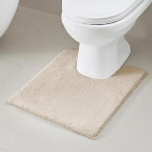 Madison Park Marshmallow Bathroom Rug Non Slip, Luxrurious Plush Bath Mat, Absorbent, Quick Dry, Spa Design Bath Room Décor, 24×40, Grey(Natural)