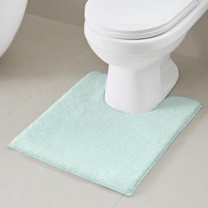 Madison Park Marshmallow Bathroom Rug Non Slip, Luxrurious Plush Bath Mat, Absorbent, Quick Dry, Spa Design Bath Room Décor, 24×40, Grey(Seafoam)