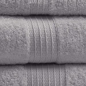 Madison Park Organic 100% Cotton Bathroom Towel Set, Hotel & Spa Quality Highly Absorbent, Quick Dry, Include for Shower, Handwash & Facial Washcloth, Multi-Sizes, Seafoam(Grey)