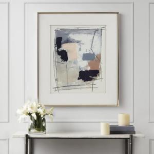Madison Park Wall Art Living Room Décor Abstract Reveal Canvas In Gold Metal Frame, Home Accent Modern Inspired Dining, Bathroom Decoration Ready to Hang Painting for Bedroom, 27.8″W x 31.8″H, Multi(Multi)