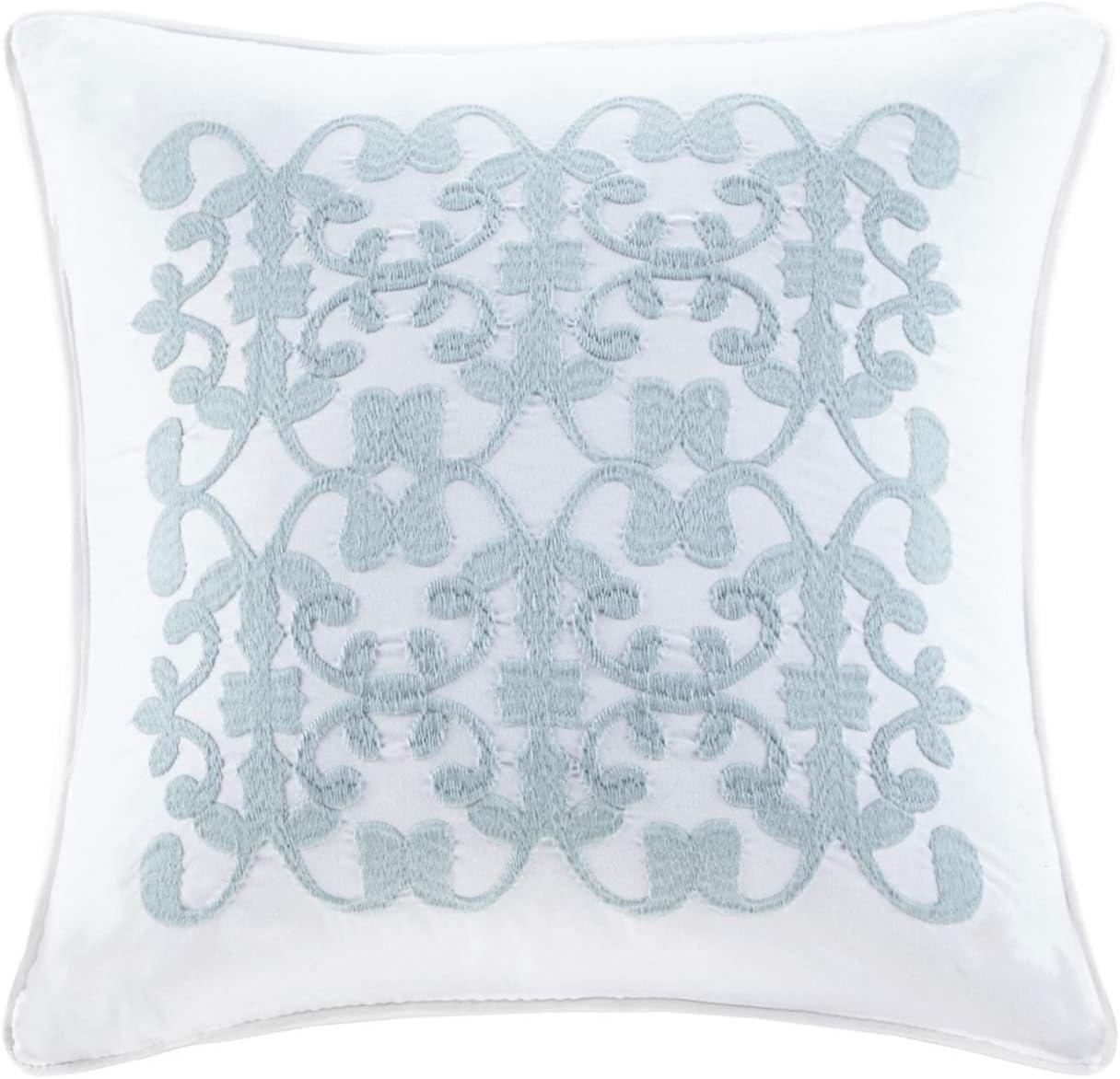 imageMadison Park Celeste Quilt Modern Classic Design All Season Breathable Coverlet Lightweight Bedding Set Matching Shams Decorative Pillow FullQueen90quotx90quot Ruffle White 4 PieceRuffle White