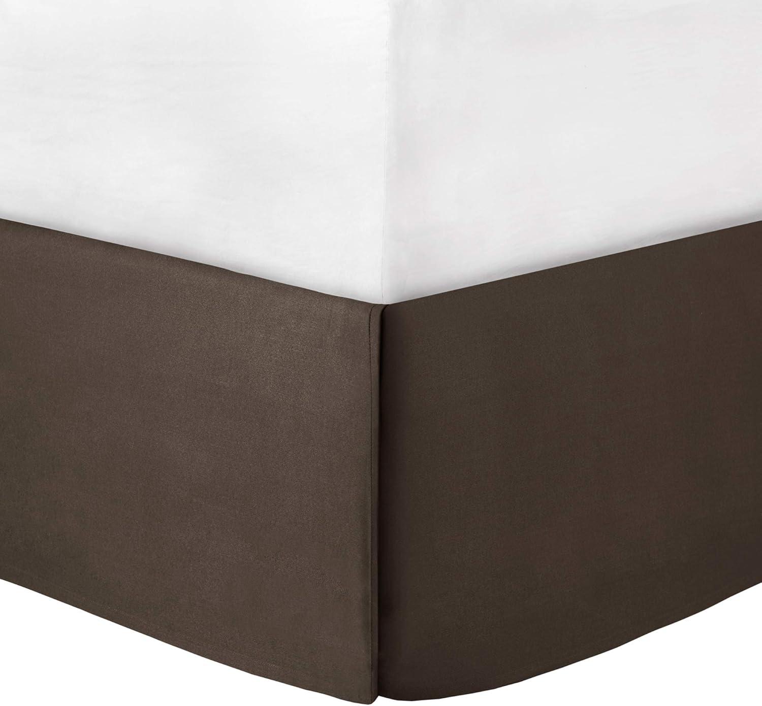 imageMadison Park Cozy Comforter Set Casual Blocks Design All Season Matching Bed Skirt Decorative Pillows Queen90quotx90quot Red Brown 7 PieceDune BeigeBrown