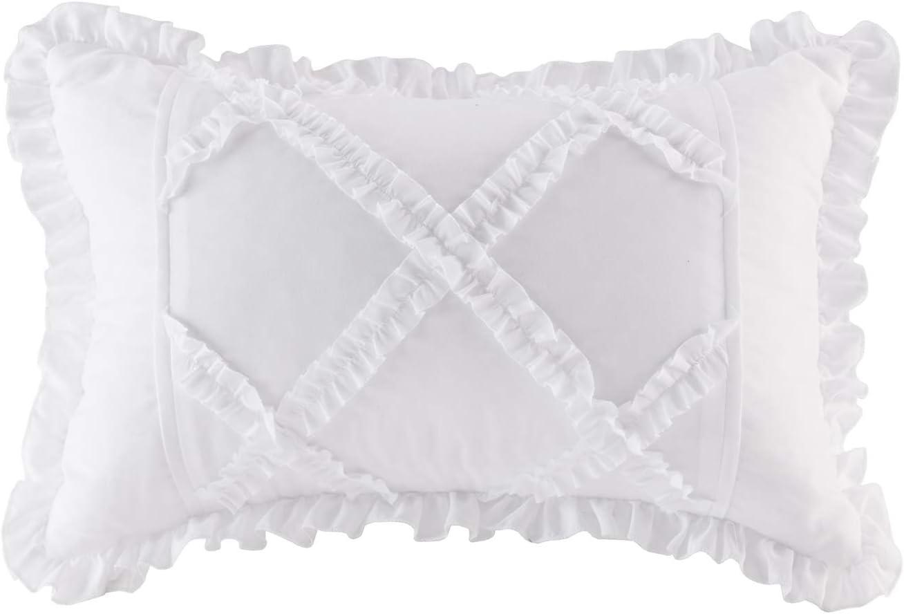 imageMadison Park Daybed Cover Set Trendy Design All Season Luxury Bedding with Bedskirt Matching Shams Decorative Pillow Floral Medallion Quilted Blue 75quotx39quot 6 PieceRosie White