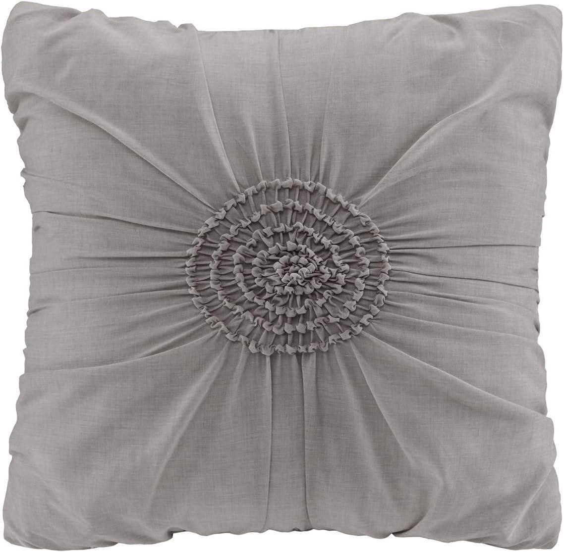 imageMadison Park Daybed Cover Set Trendy Design All Season Luxury Bedding with Bedskirt Matching Shams Decorative Pillow Floral Medallion Quilted Blue 75quotx39quot 6 PieceLeila Dark Gray