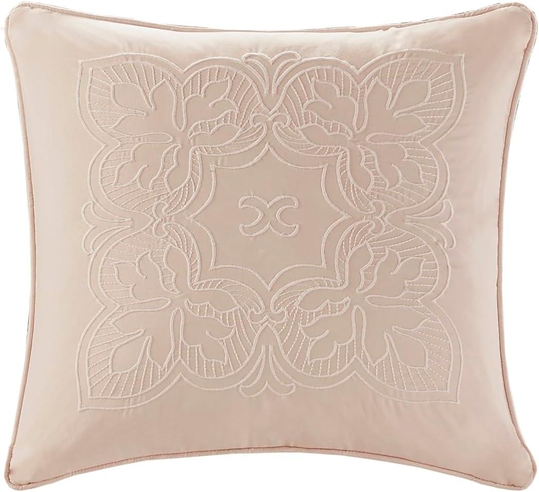 imageMadison Park Daybed Cover Set Damask Quilted Cover for Daybeds All Season Prewashed CottonFilled Coastal Bedding with Scallop Edge Shams Bedskirt Dcor Pillows Tuscany Cream 39quotx75quot 6 PieceBlush