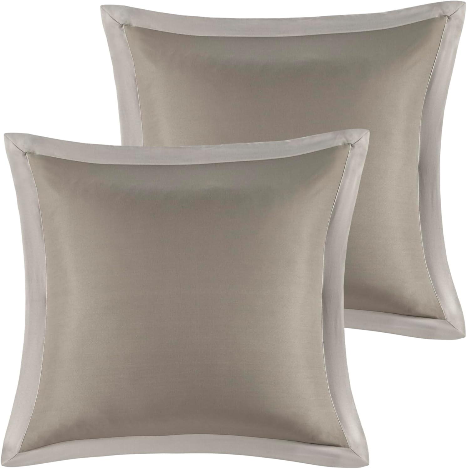imageMadison Park Emilia Bed in a Bag Comforter Set with Sheets Gold Metallic Jacquard Damask Design Traditional All Season Bedding Includes Bedskirt Shams Toss Pillows Queen KhakiGold 12 PieceCalifornia King
