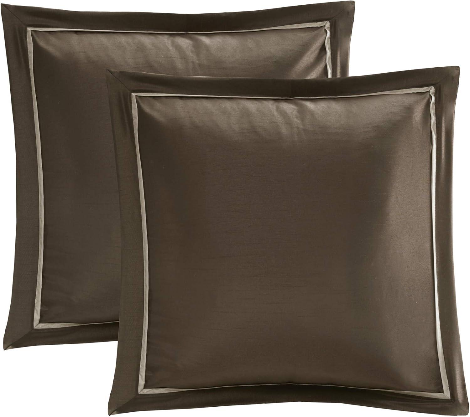 imageMadison Park Essentials Delaney 24Piece Room In A Bag Comforter SetSatin Jacquard All Season Luxury Bedding Sheets decorative pillows and Curtains Valance King104quotx92quot Medallion RedNavy