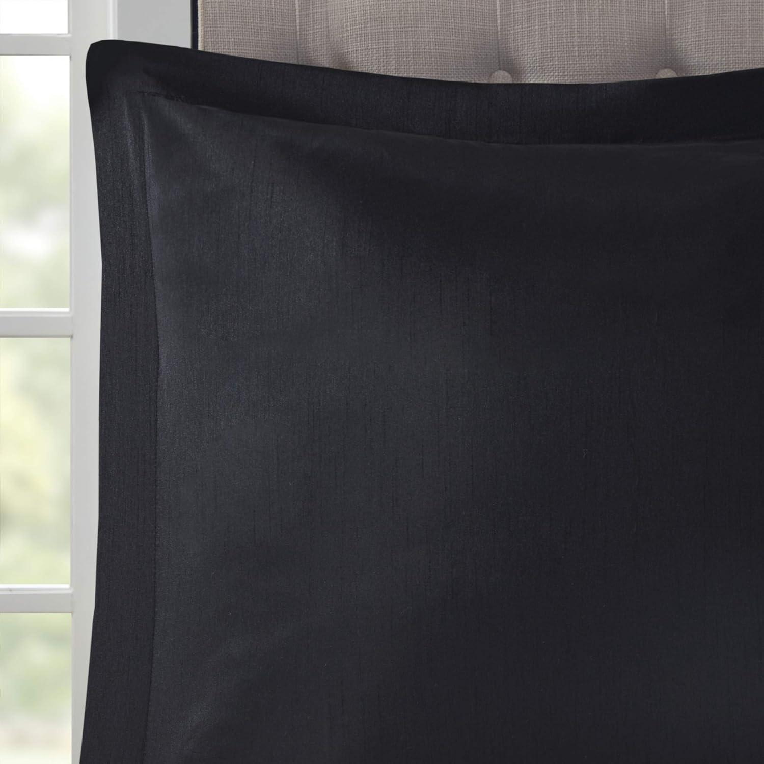 imageMadison Park Essentials Delaney 24Piece Room In A Bag Comforter SetSatin Jacquard All Season Luxury Bedding Sheets decorative pillows and Curtains Valance King104quotx92quot Medallion RedBlackGold
