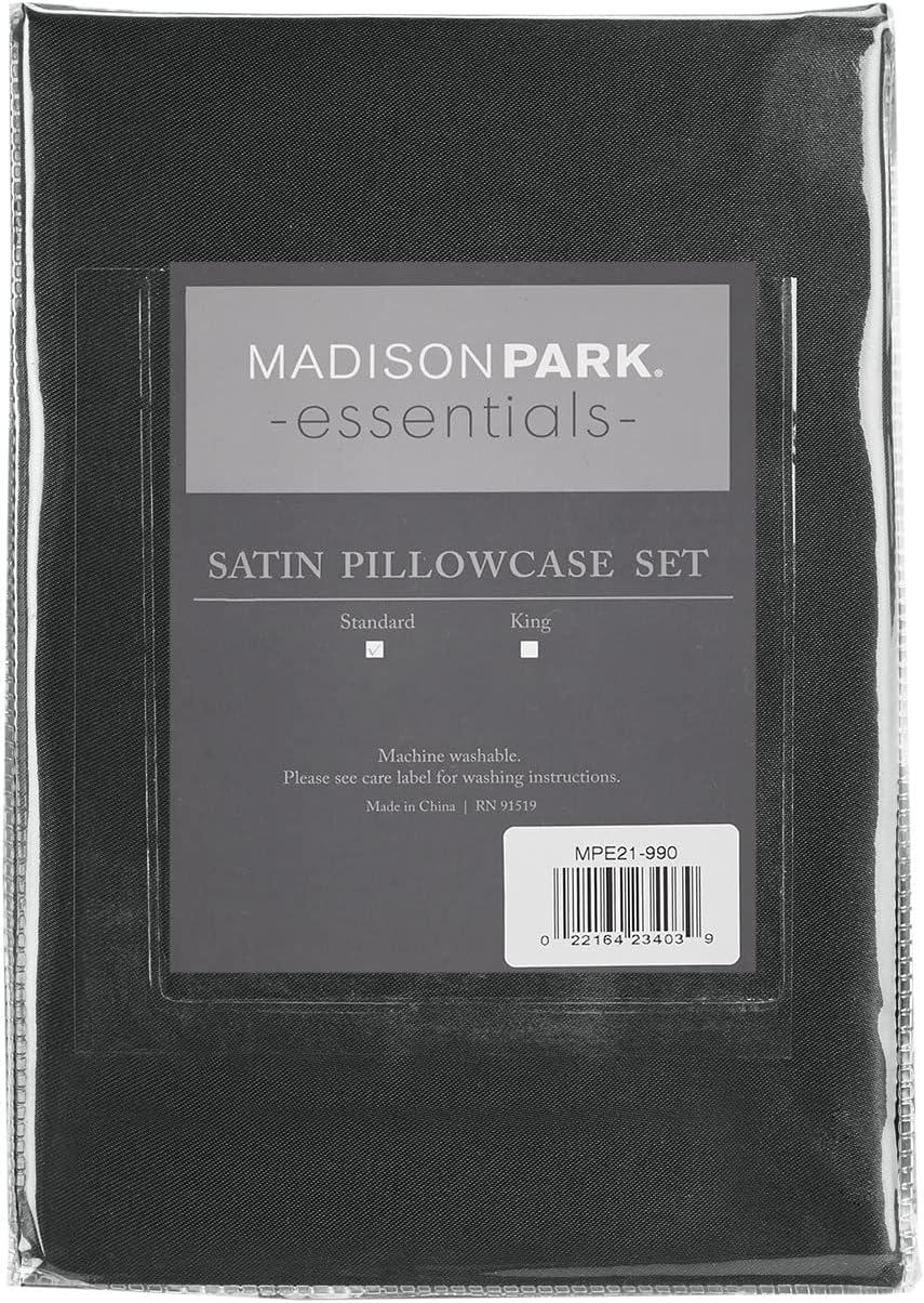 imageMadison Park Essentials Queen Free Luxurious 6 Piece Sheet Set MPE20769Black