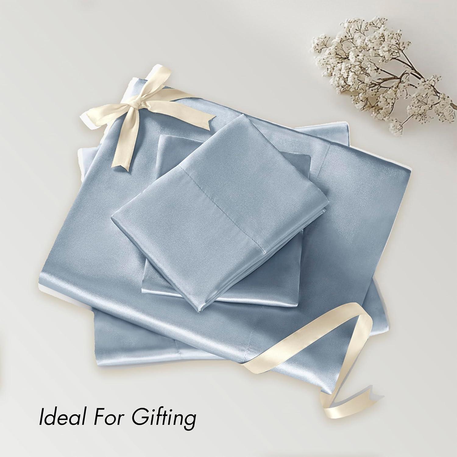imageMadison Park Essentials Queen Free Luxurious 6 Piece Sheet Set MPE20769Blue