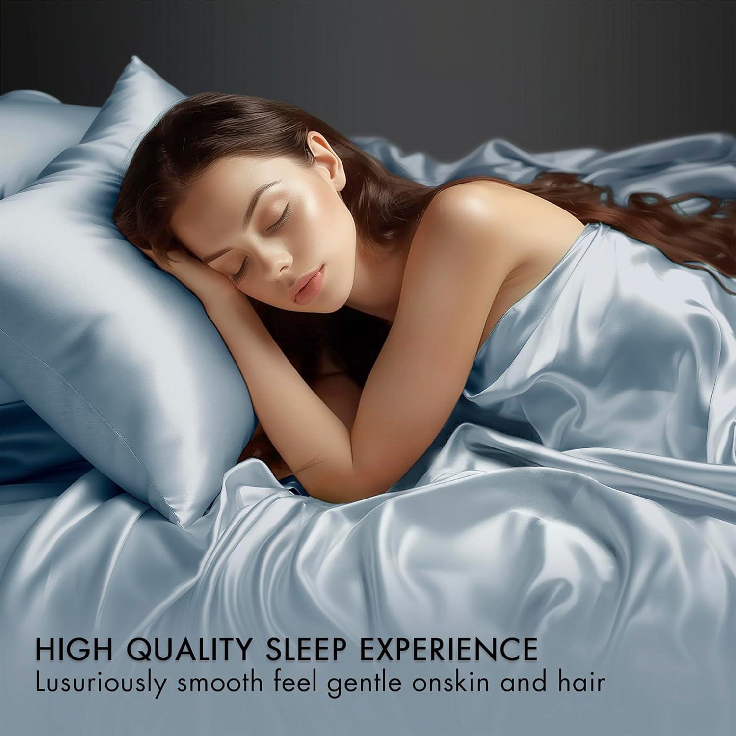 imageMadison Park Essentials Queen Free Luxurious 6 Piece Sheet Set MPE20769Blue