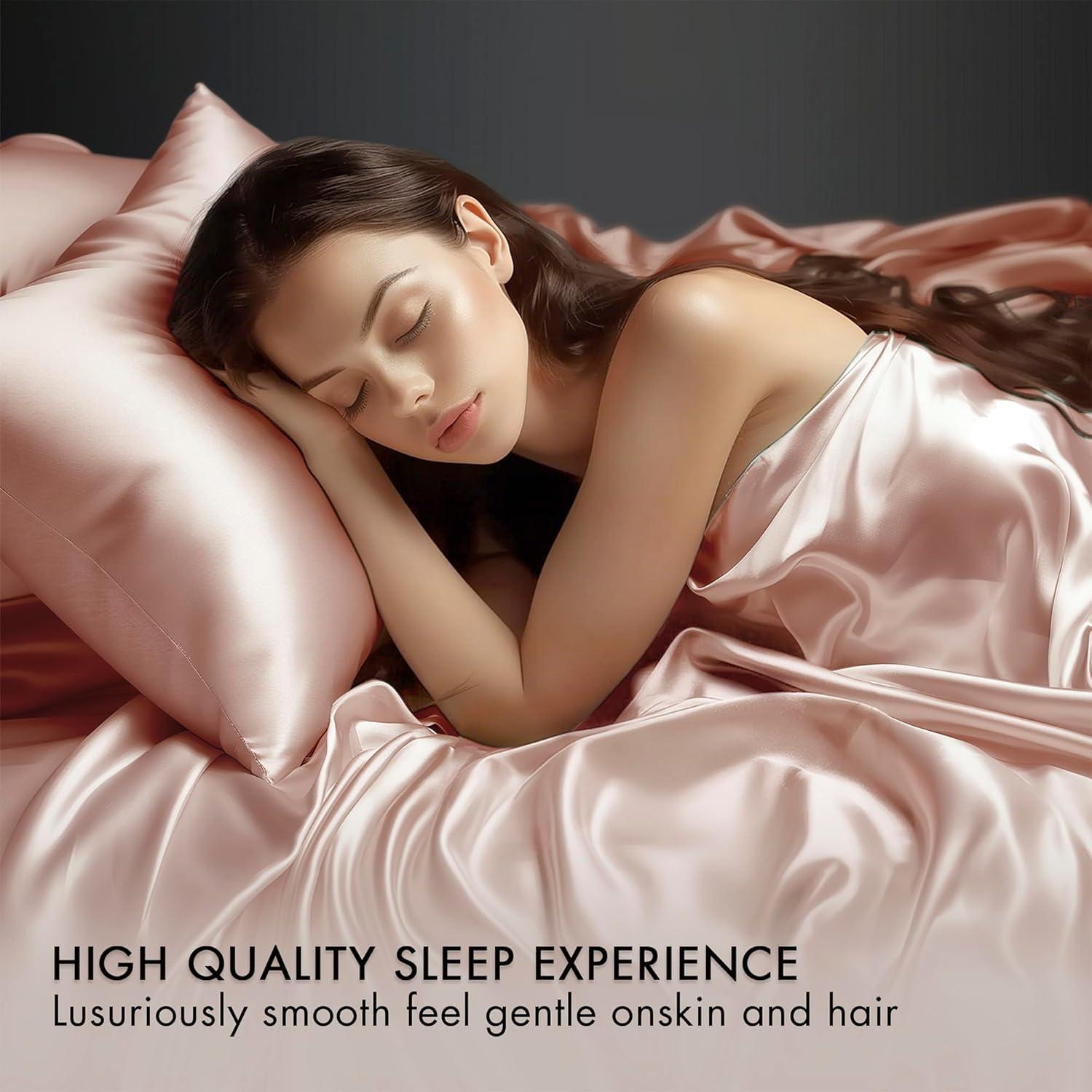 imageMadison Park Essentials Queen Free Luxurious 6 Piece Sheet Set MPE20769Blush