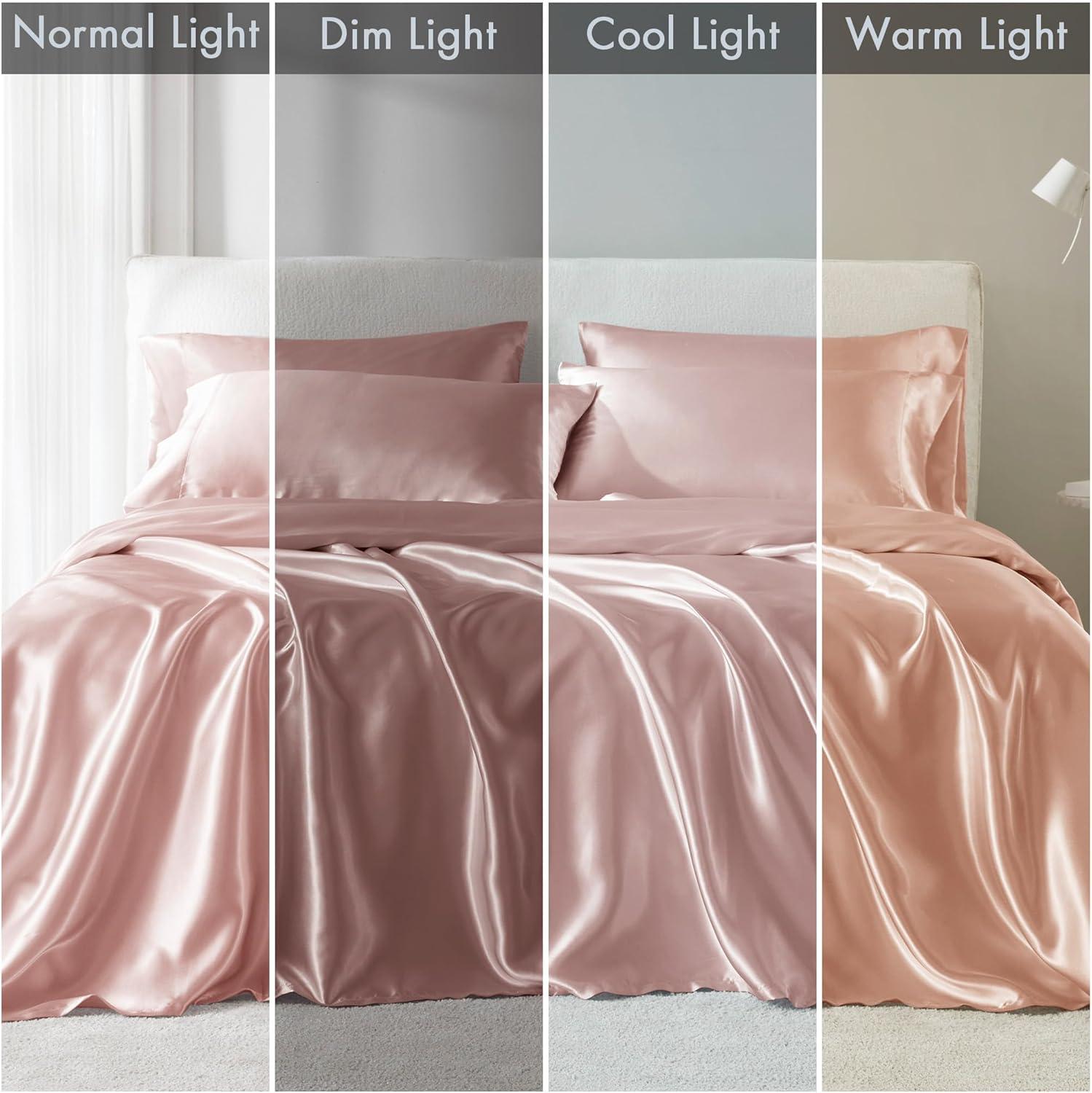 imageMadison Park Essentials Queen Free Luxurious 6 Piece Sheet Set MPE20769Blush