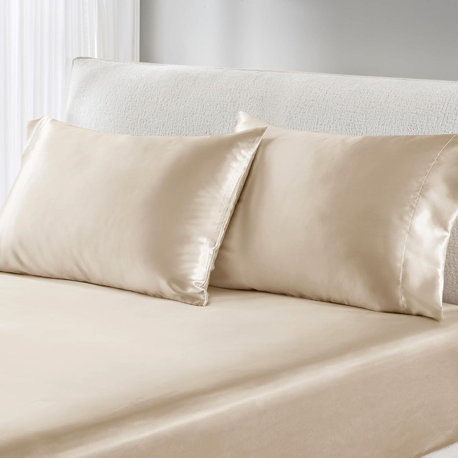 imageMadison Park Essentials Queen Free Luxurious 6 Piece Sheet Set MPE20769Champagne