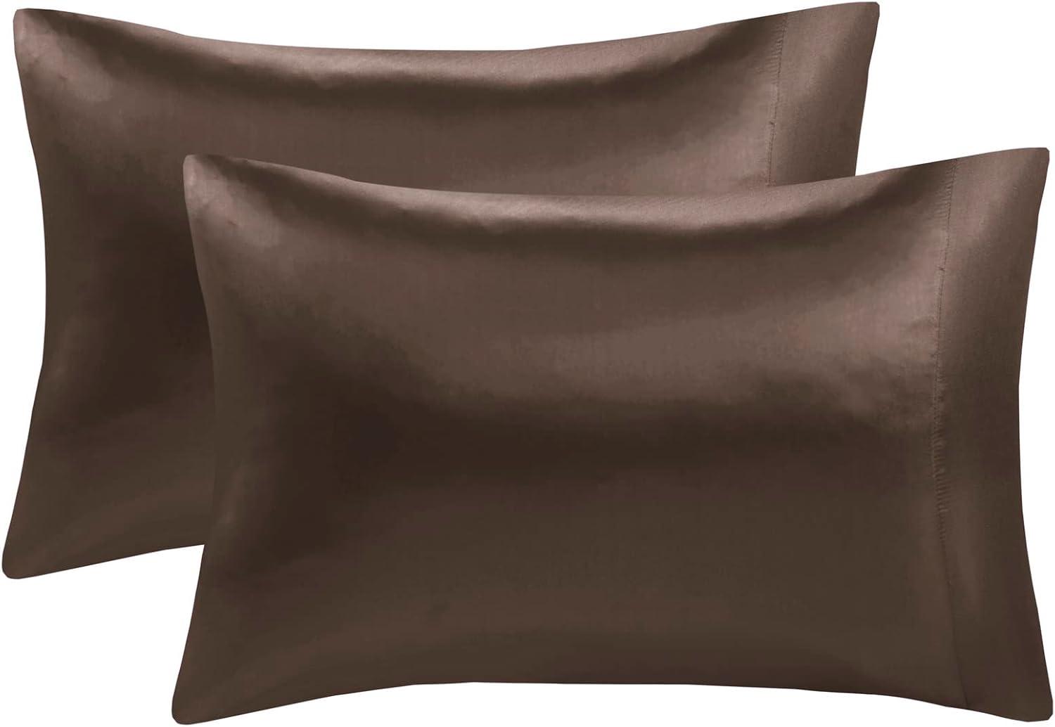 imageMadison Park Essentials Queen Free Luxurious 6 Piece Sheet Set MPE20769Chocolate
