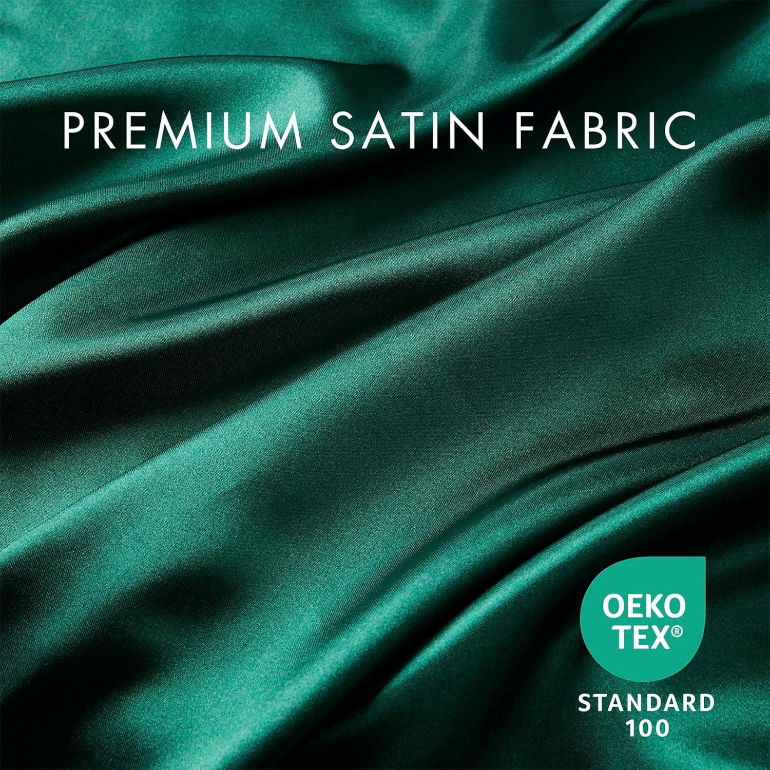 imageMadison Park Essentials Queen Free Luxurious 6 Piece Sheet Set MPE20769Emerald Green