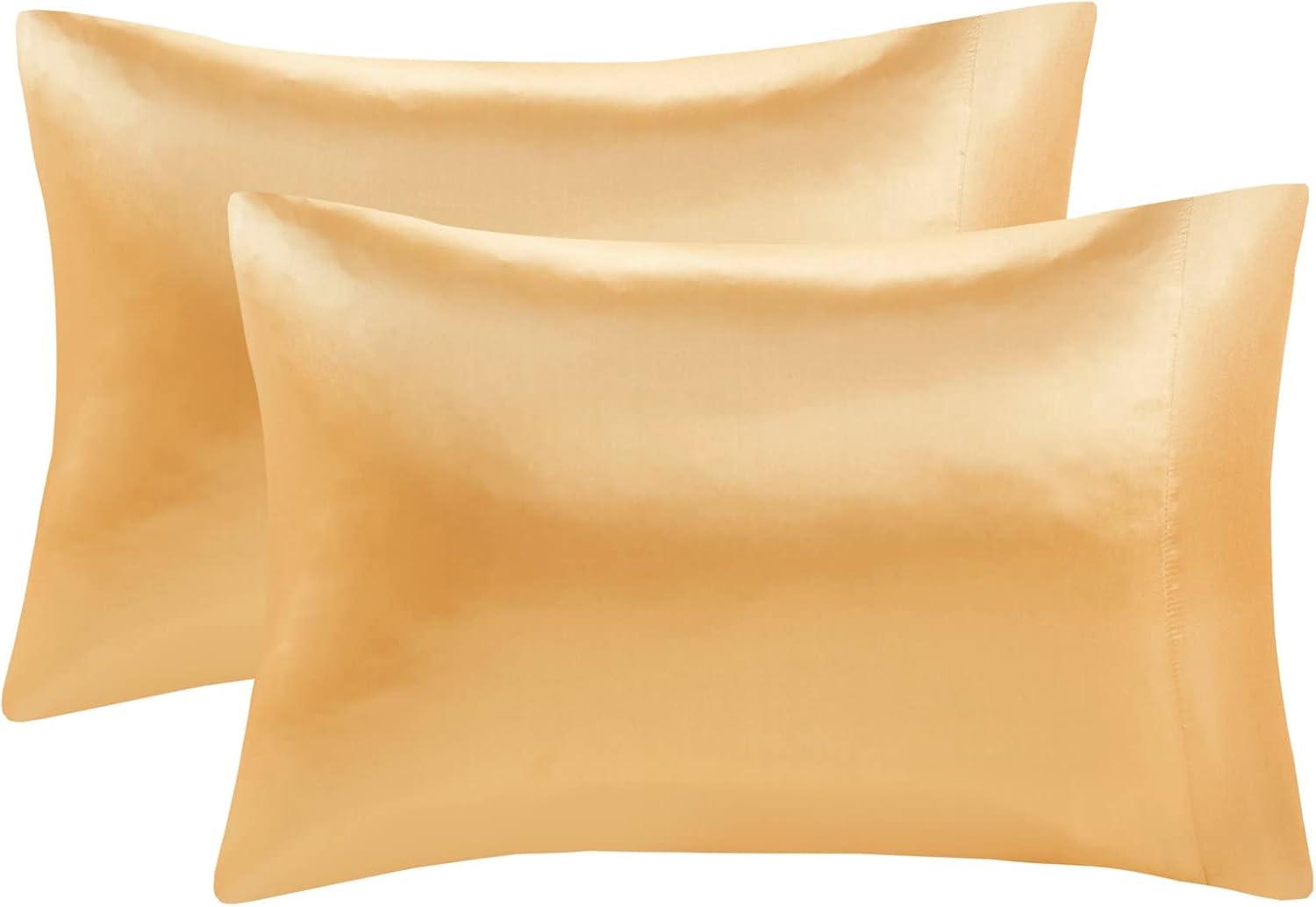 imageMadison Park Essentials Queen Free Luxurious 6 Piece Sheet Set MPE20769Gold