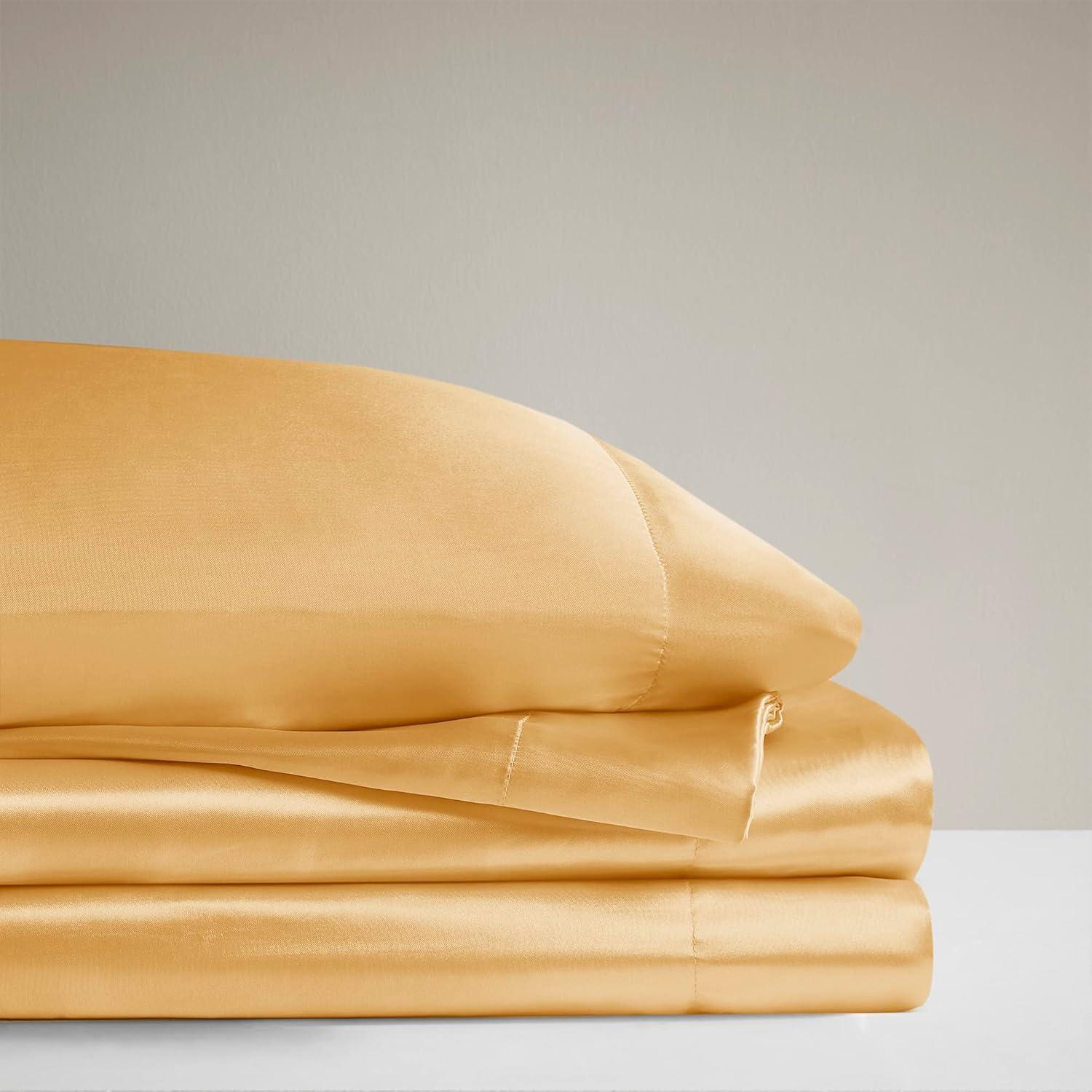 imageMadison Park Essentials Queen Free Luxurious 6 Piece Sheet Set MPE20769Gold