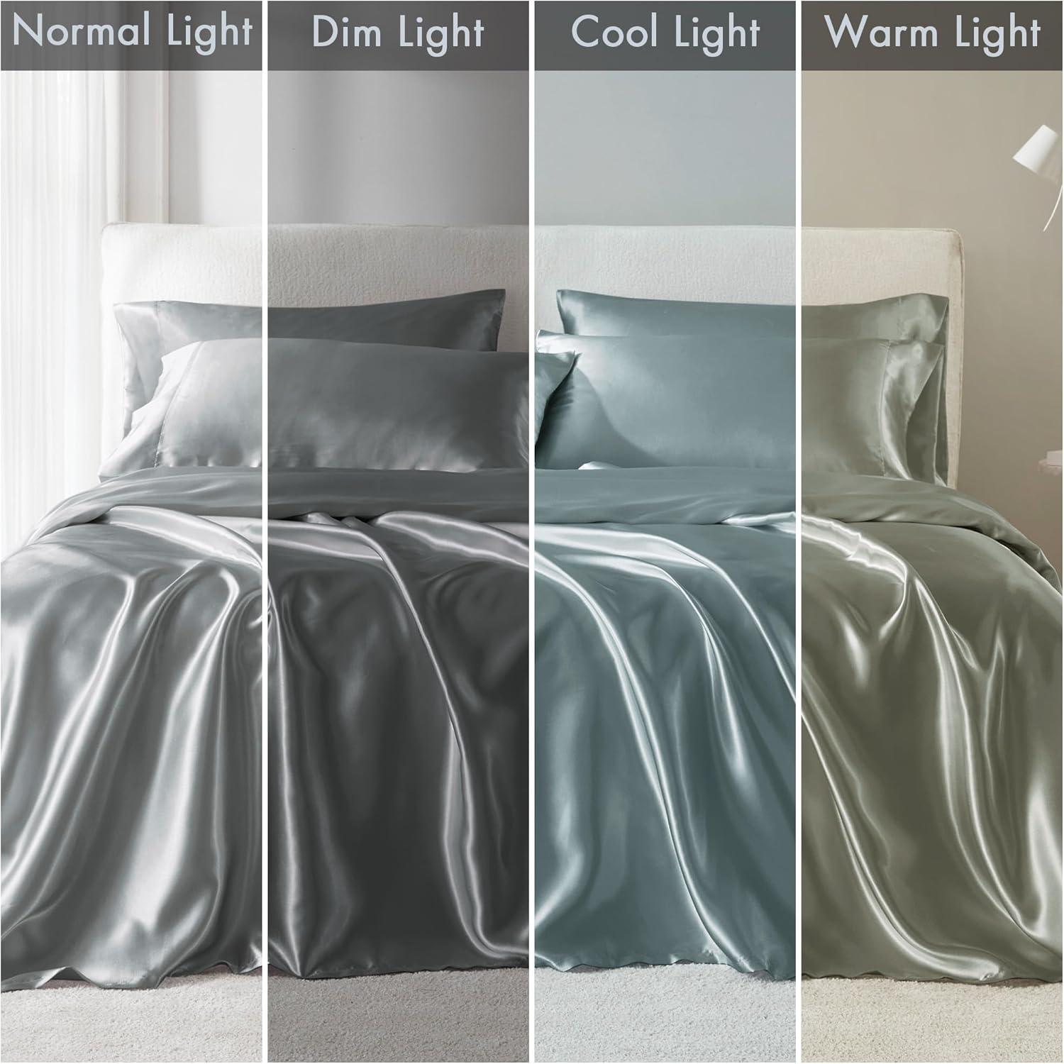 imageMadison Park Essentials Queen Free Luxurious 6 Piece Sheet Set MPE20769Grey