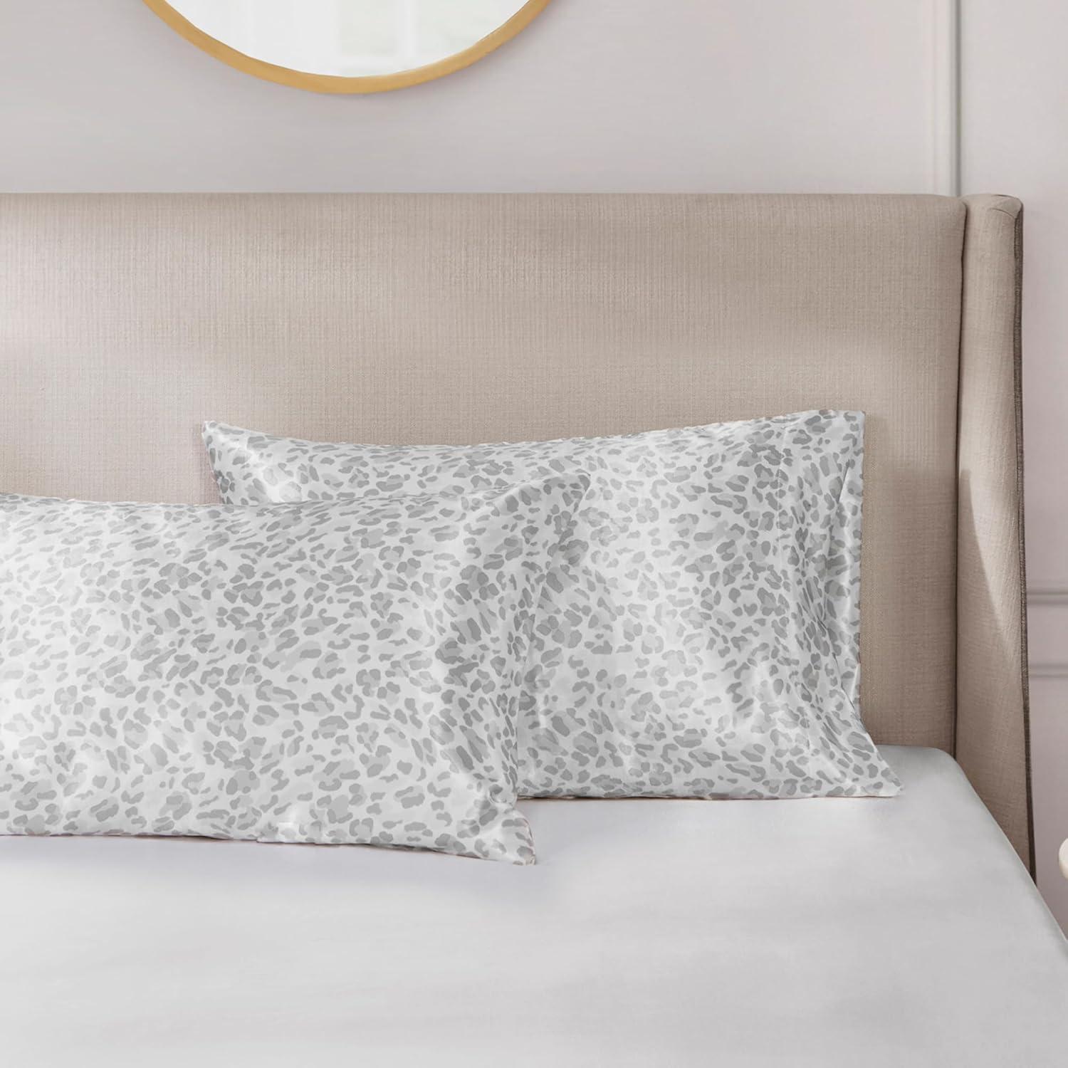 imageMadison Park Essentials Queen Free Luxurious 6 Piece Sheet Set MPE20769Grey Leopard
