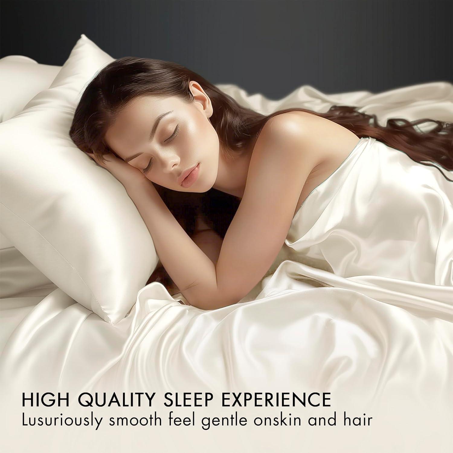 imageMadison Park Essentials Queen Free Luxurious 6 Piece Sheet Set MPE20769Ivory