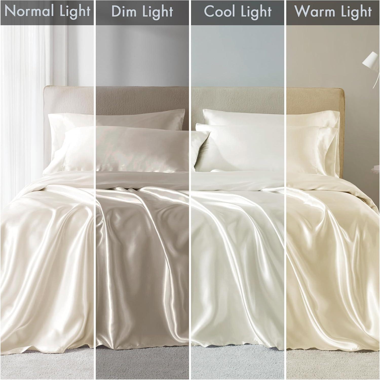 imageMadison Park Essentials Queen Free Luxurious 6 Piece Sheet Set MPE20769Ivory