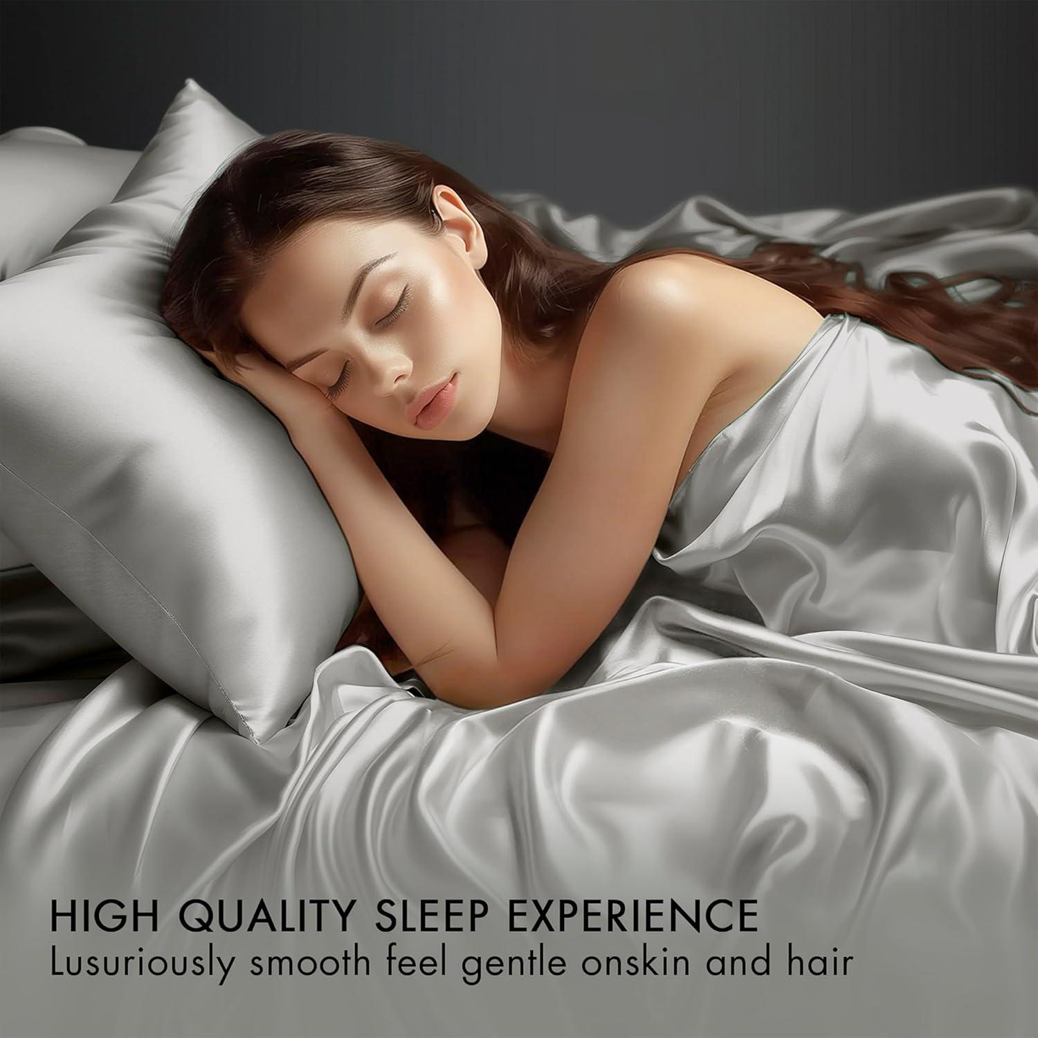 imageMadison Park Essentials Queen Free Luxurious 6 Piece Sheet Set MPE20769Light Grey