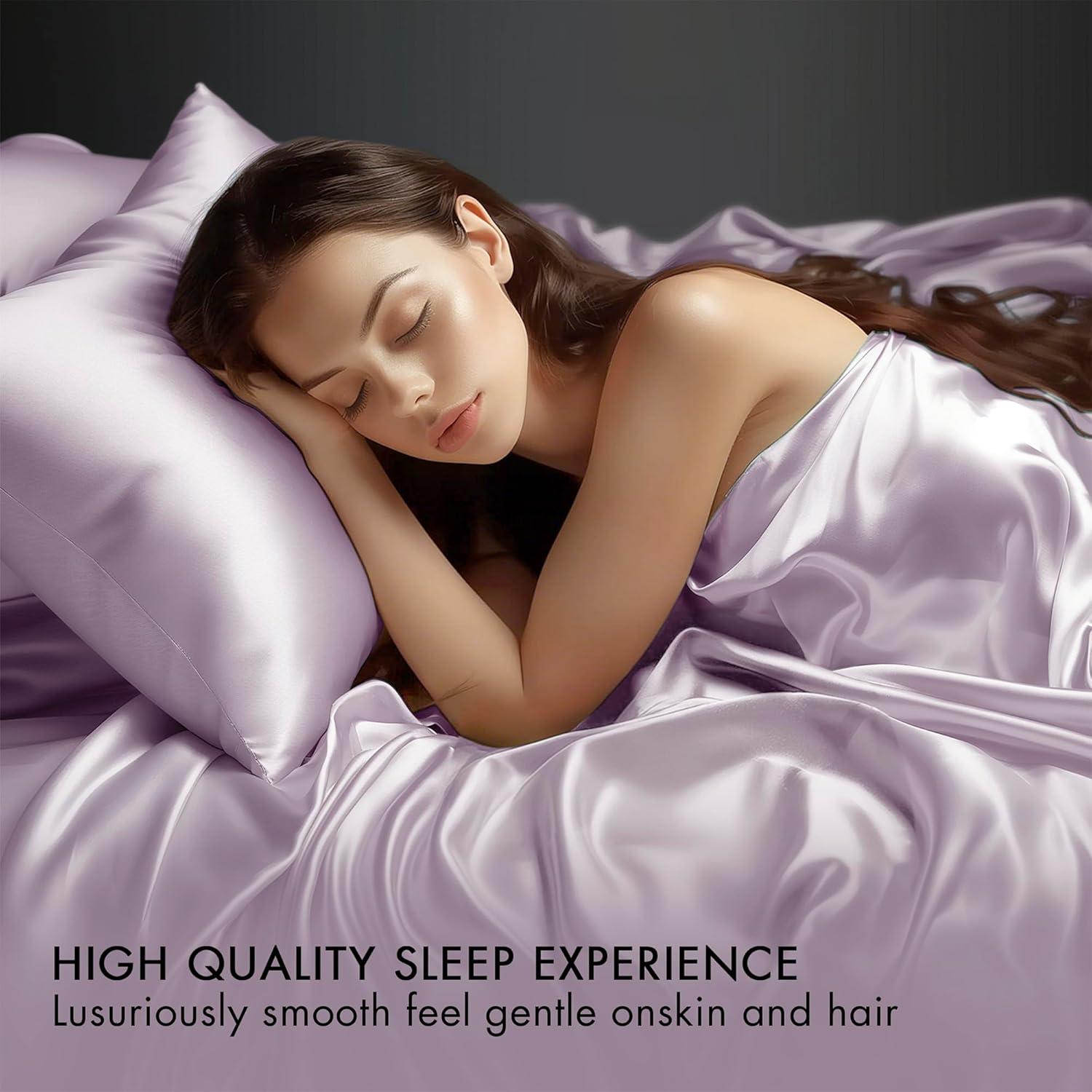 imageMadison Park Essentials Queen Free Luxurious 6 Piece Sheet Set MPE20769Lilac