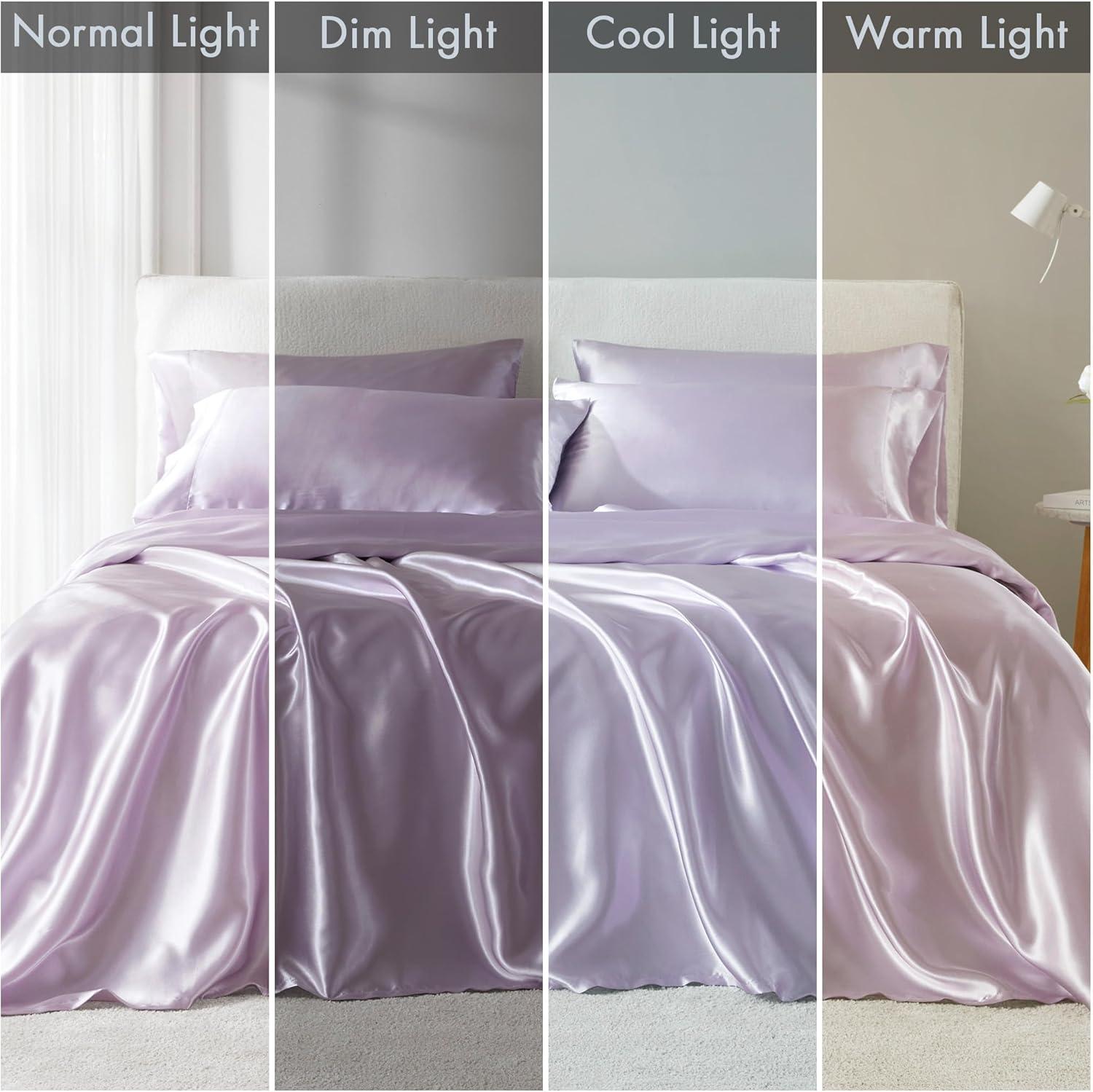 imageMadison Park Essentials Queen Free Luxurious 6 Piece Sheet Set MPE20769Lilac
