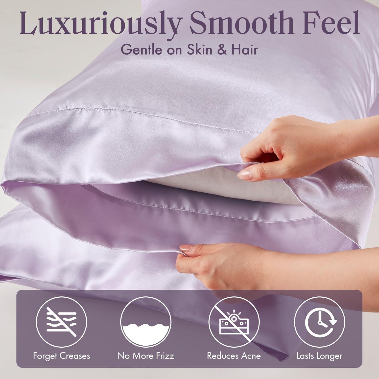imageMadison Park Essentials Queen Free Luxurious 6 Piece Sheet Set MPE20769Lilac