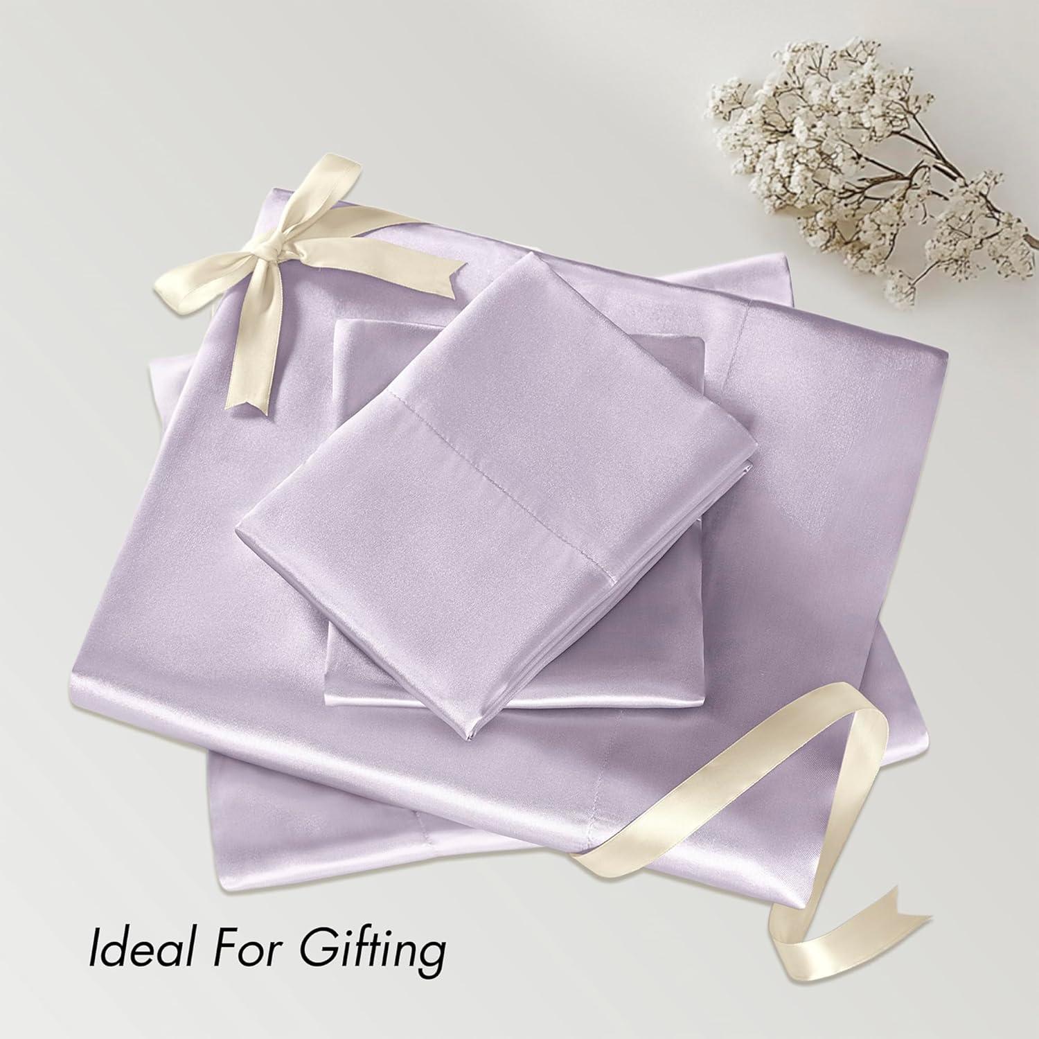 imageMadison Park Essentials Queen Free Luxurious 6 Piece Sheet Set MPE20769Lilac