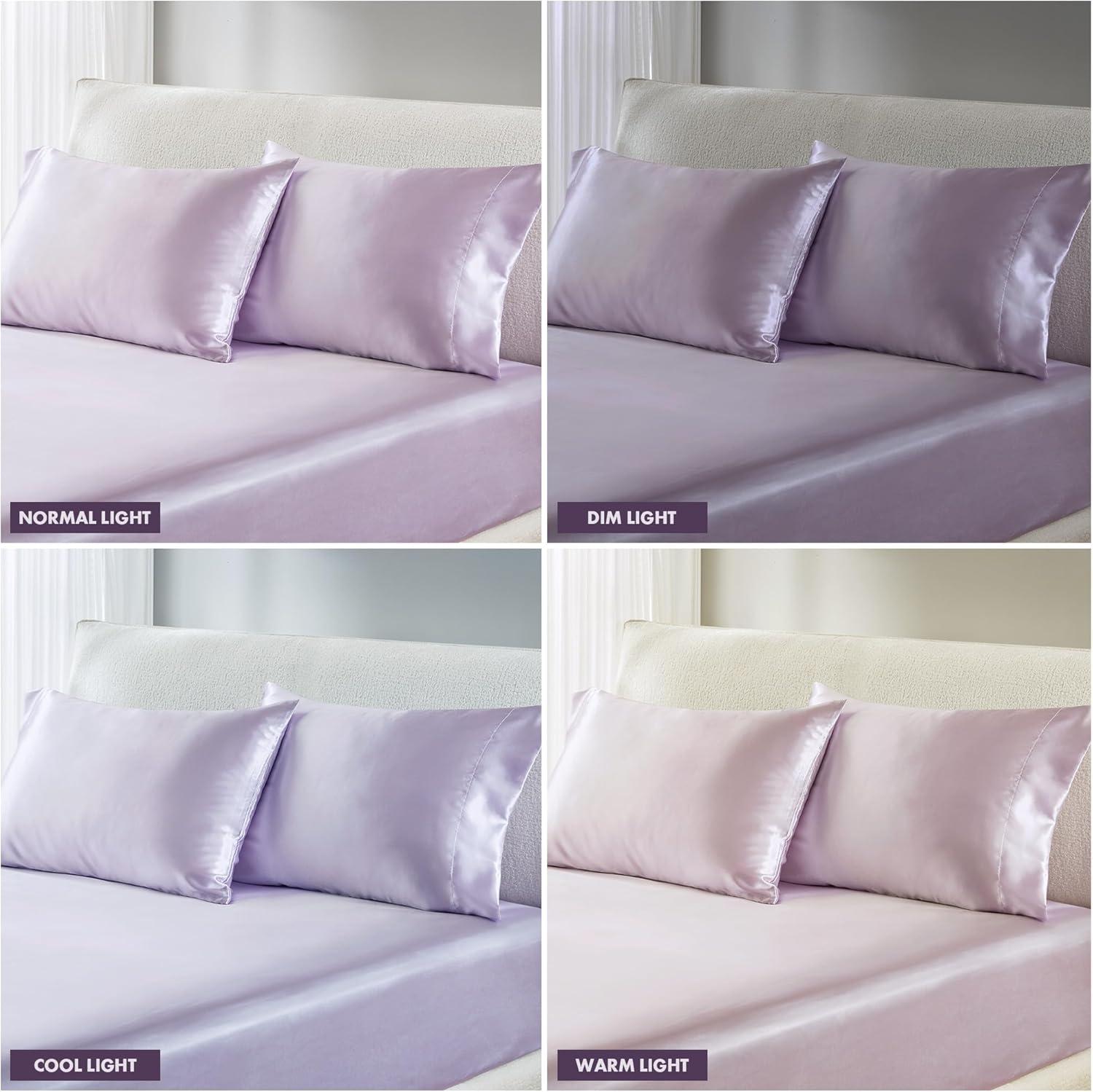 imageMadison Park Essentials Queen Free Luxurious 6 Piece Sheet Set MPE20769Lilac