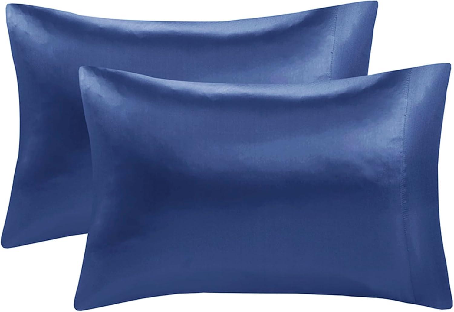 imageMadison Park Essentials Queen Free Luxurious 6 Piece Sheet Set MPE20769Navy