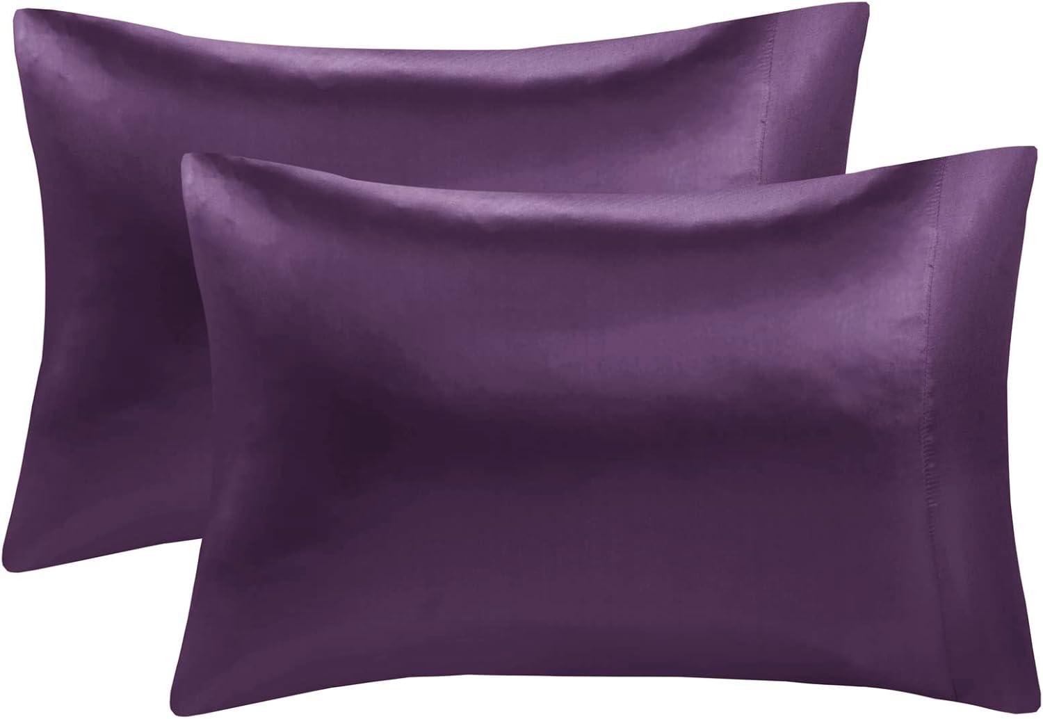 imageMadison Park Essentials Queen Free Luxurious 6 Piece Sheet Set MPE20769Purple