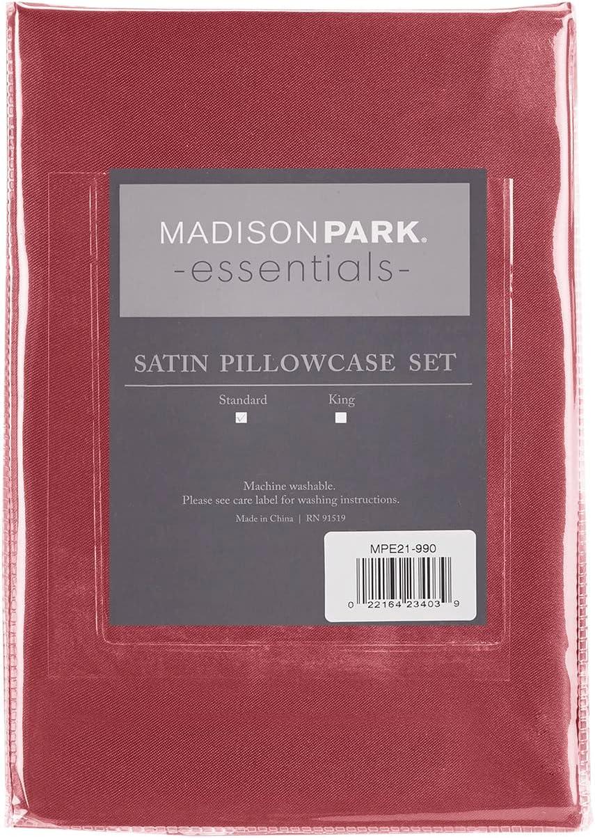 imageMadison Park Essentials Queen Free Luxurious 6 Piece Sheet Set MPE20769Red