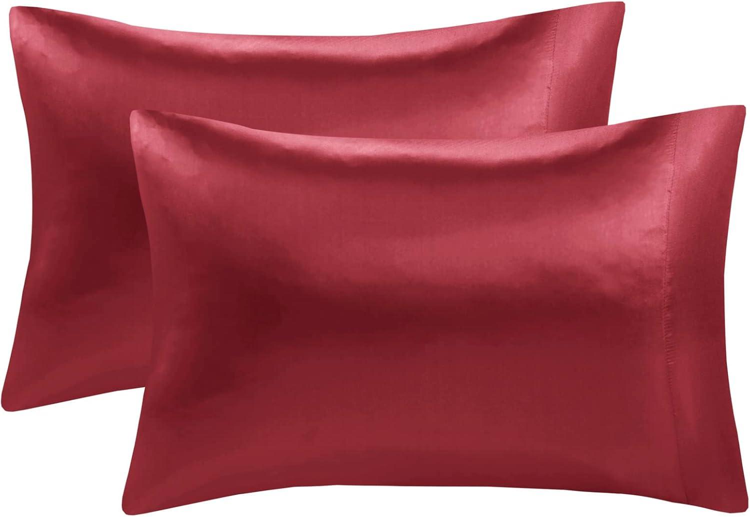 imageMadison Park Essentials Queen Free Luxurious 6 Piece Sheet Set MPE20769Red
